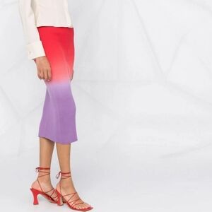 Versace Jeans Couture Ombre Ribbed Skirt – NWT